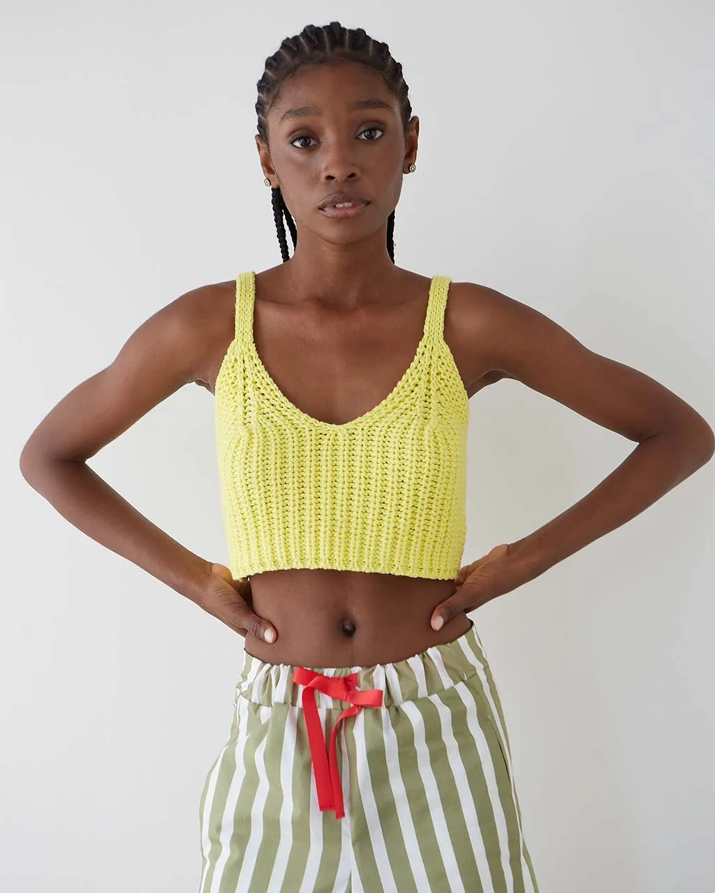 Mariquita Knitted Top - Yellow