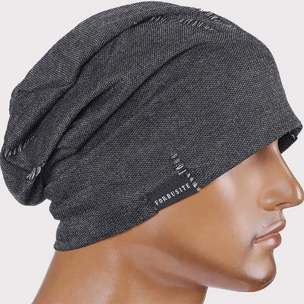 Men Distressed Beanie Hat for Summer Winter B402