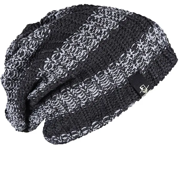 Men Knit Baggy Slouch Beanie Hat for Winter Summer B103