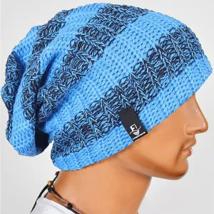 Men Knit Baggy Slouch Beanie Hat for Winter Summer B103