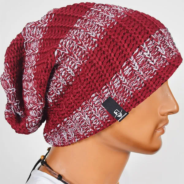 Men Knit Baggy Slouch Beanie Hat for Winter Summer B103