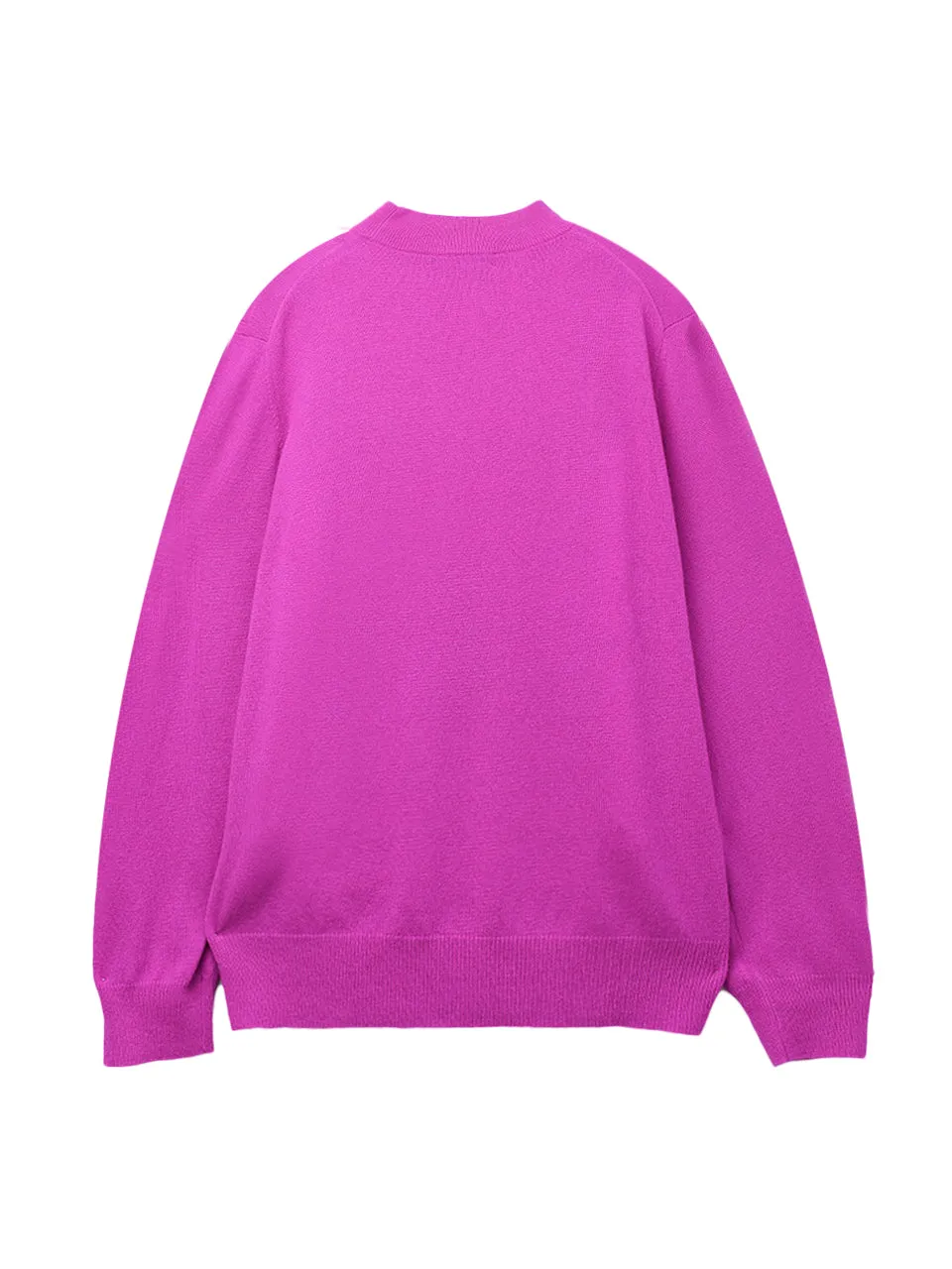 Men Mockneck Sweater_Purple