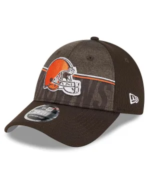 Men's Brown Adjustable Cleveland Browns 2023 NFL Training Camp 9FORTY New Era Cap