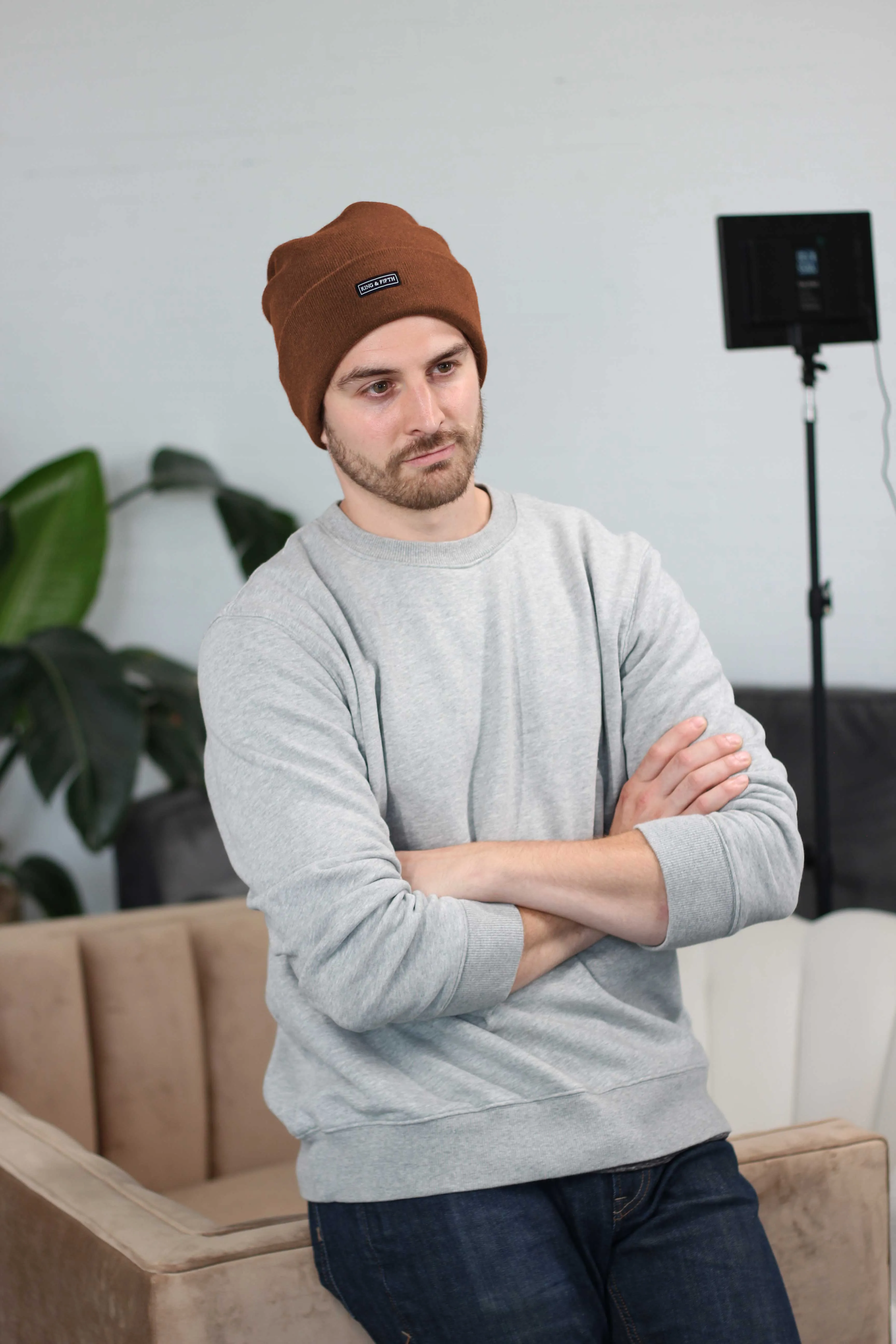 Mens Oversized Beanie - The Mason XL