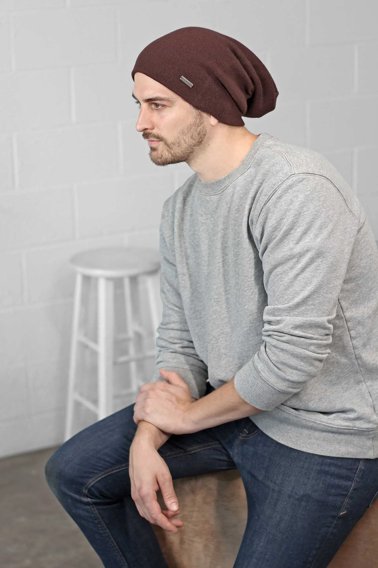 Mens Oversized Beanie - The Mason XL