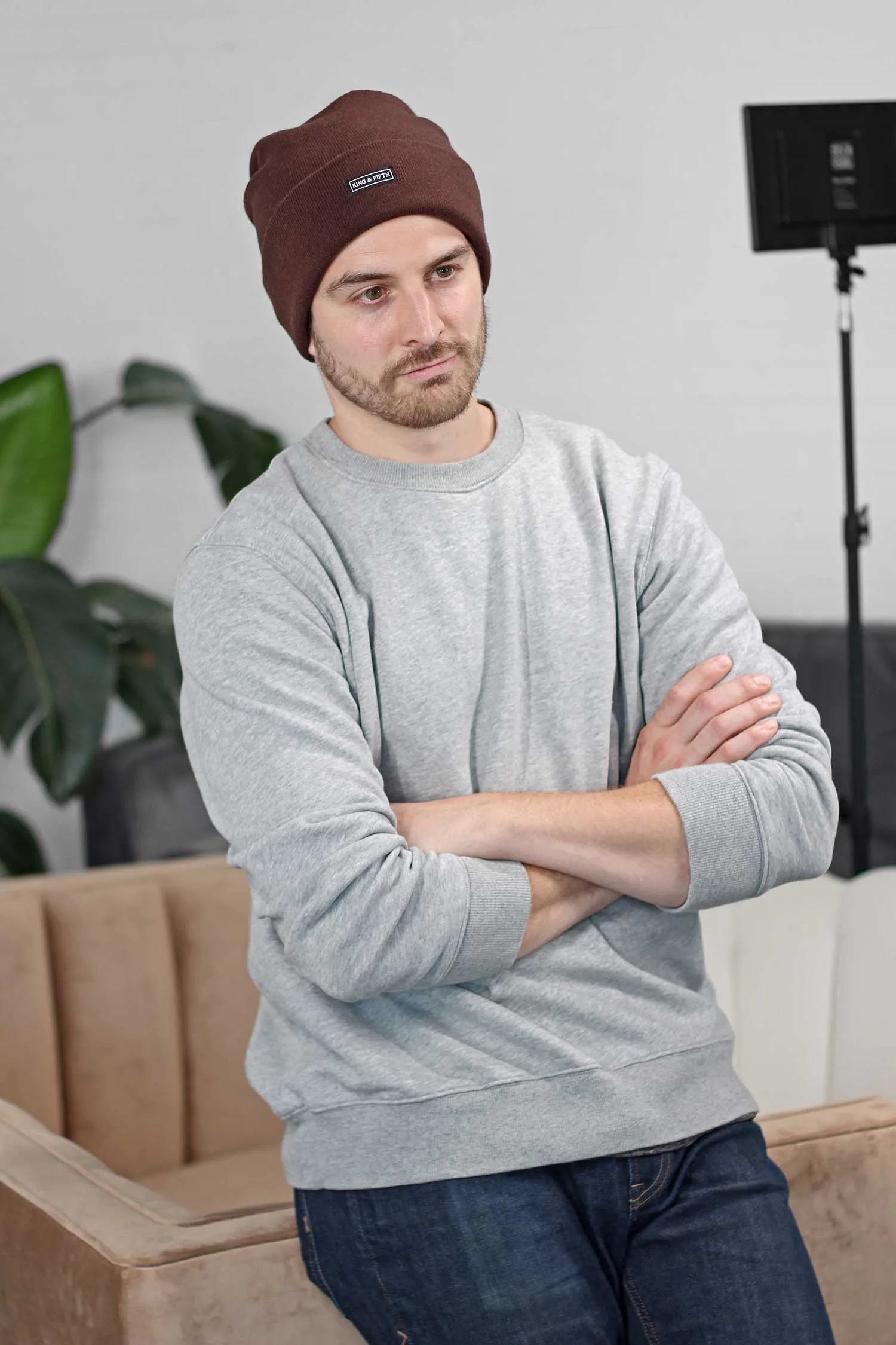 Mens Oversized Beanie - The Mason XL