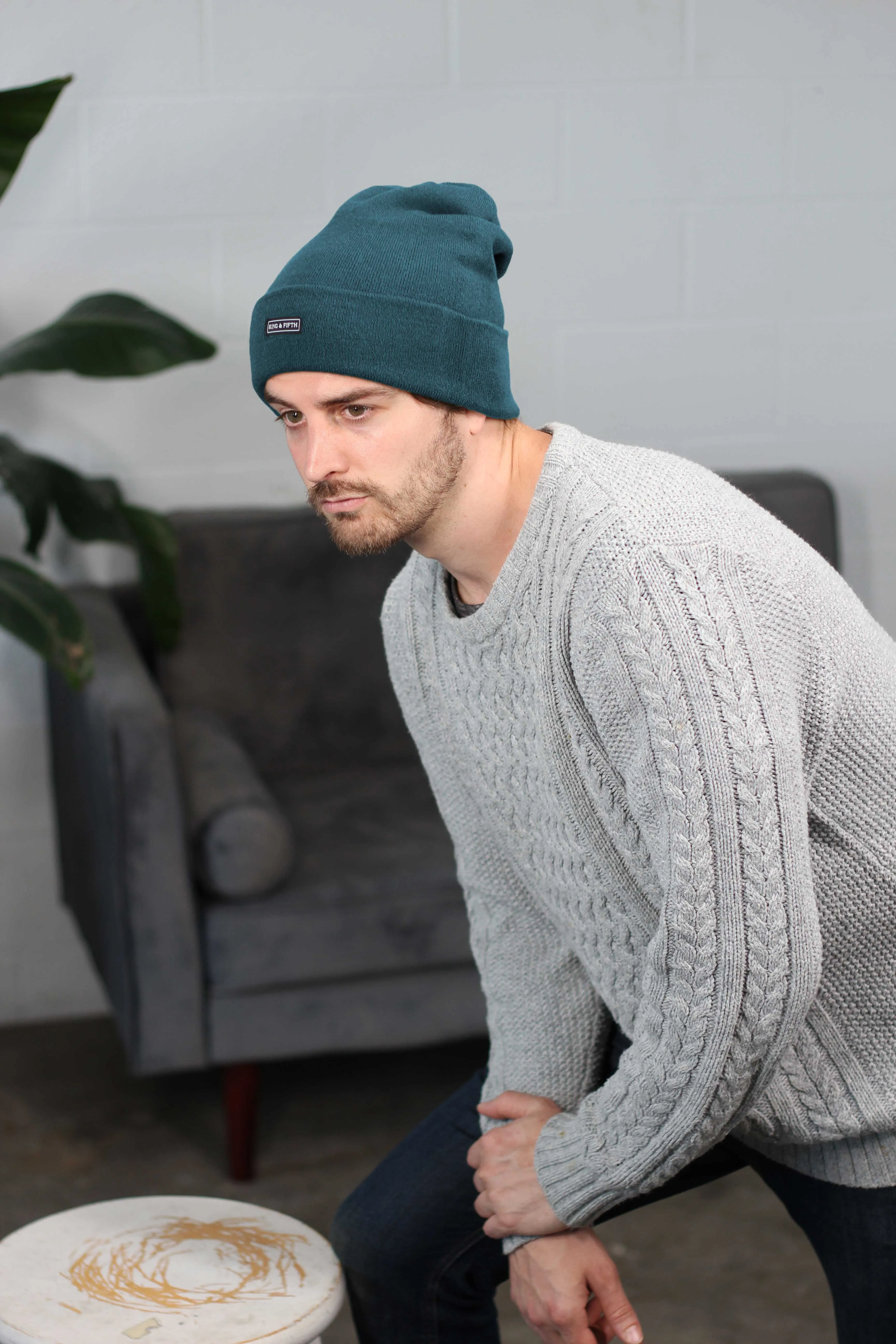 Mens Oversized Beanie - The Mason XL