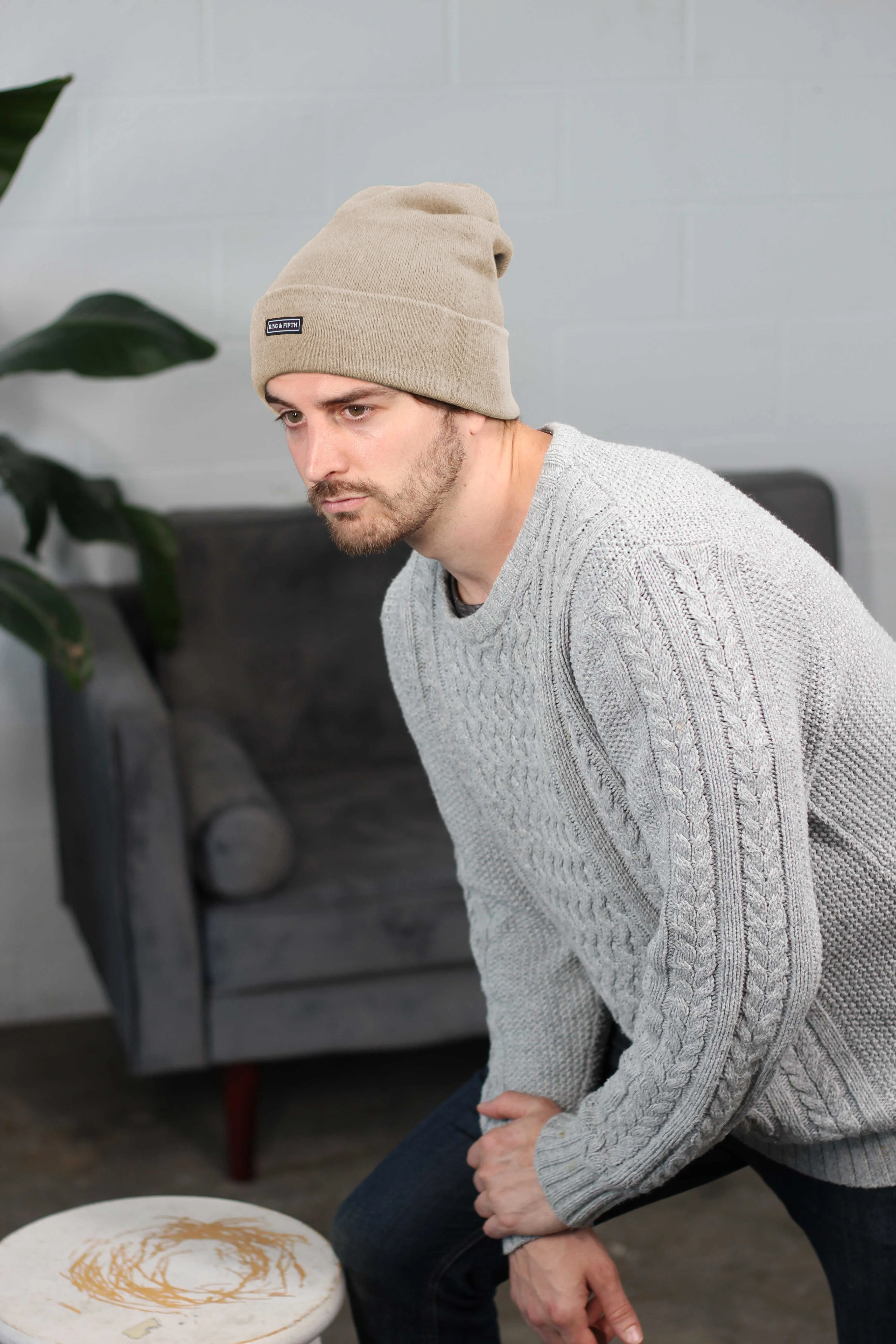 Mens Oversized Beanie - The Mason XL