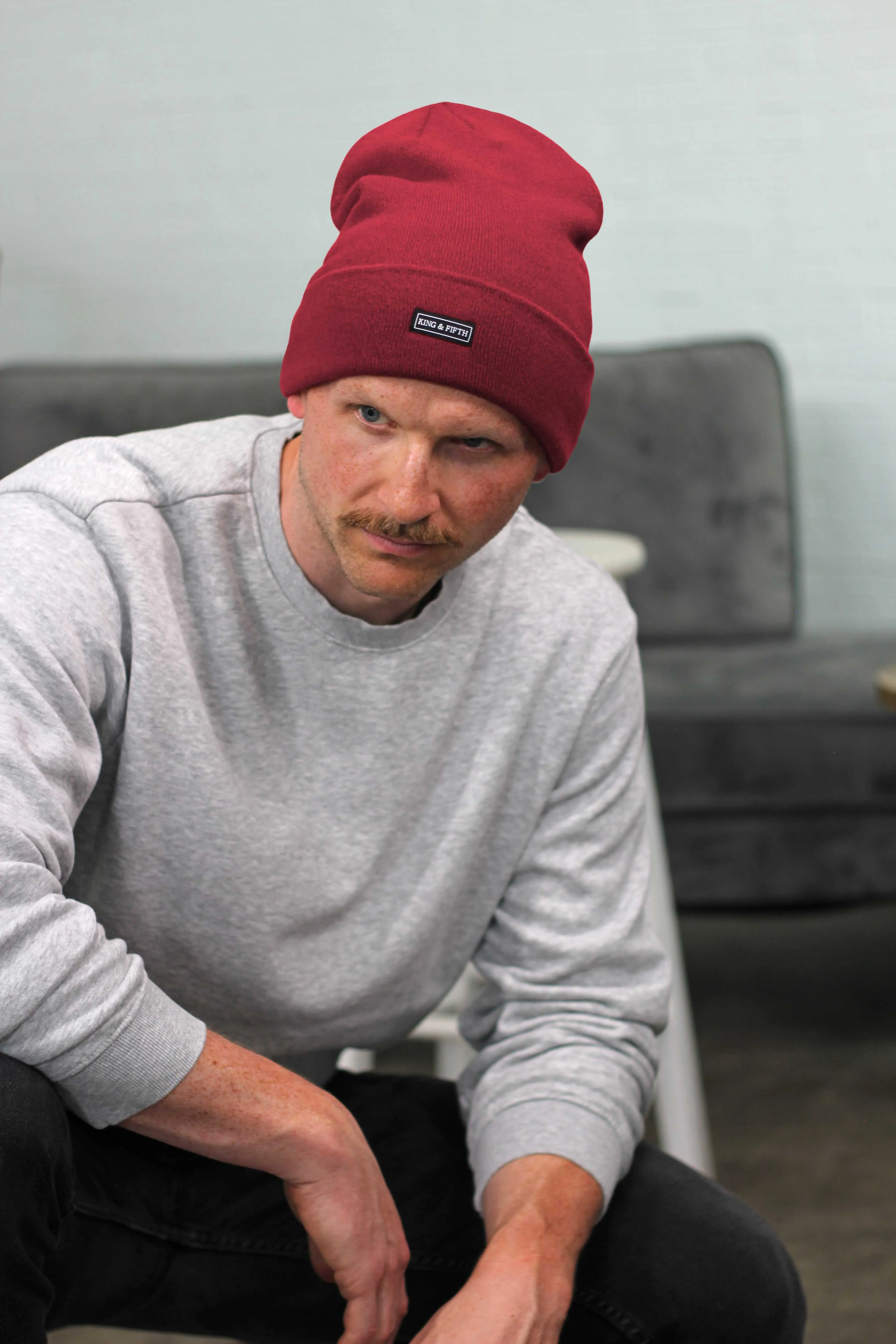 Mens Oversized Beanie - The Mason XL