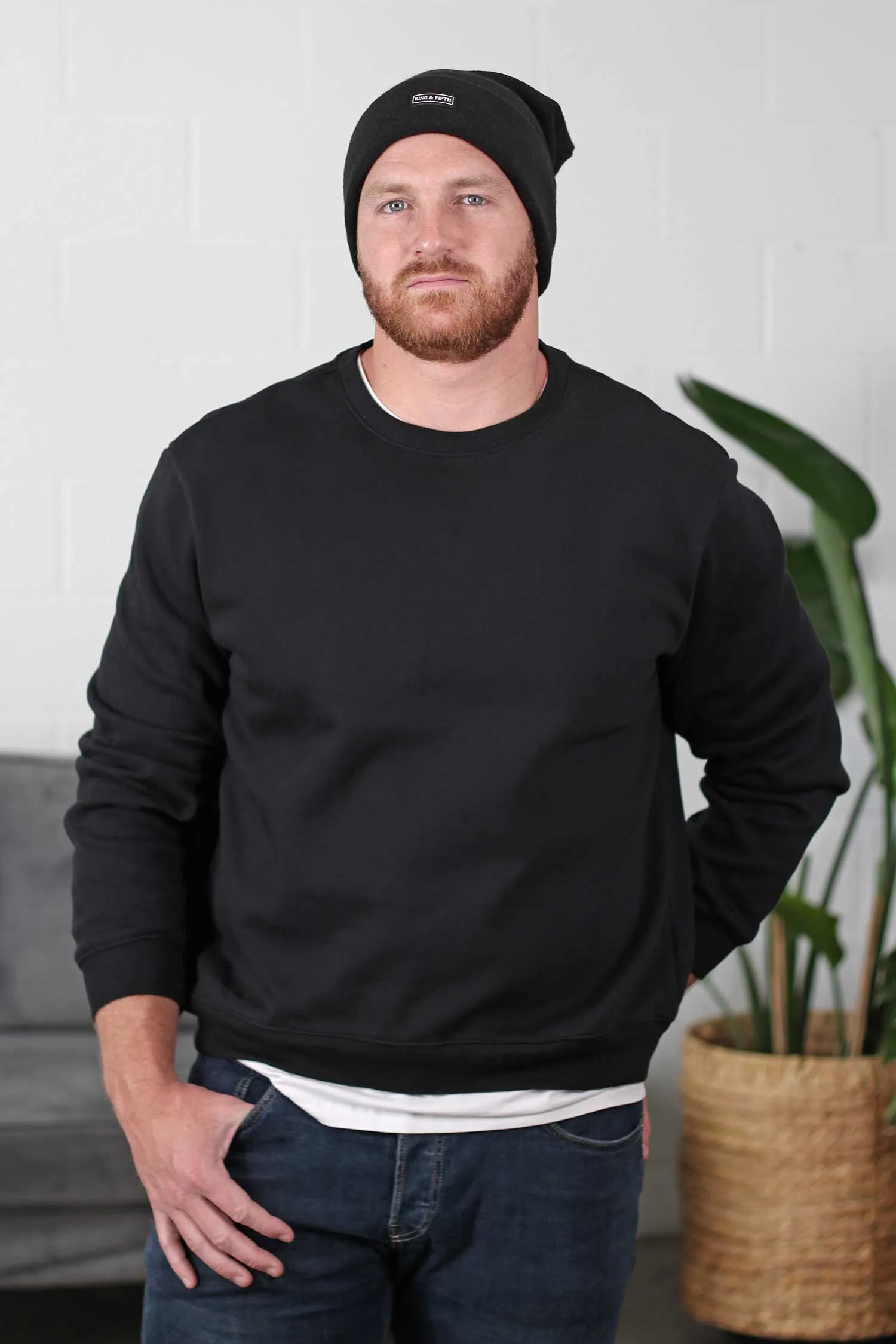 Mens Oversized Beanie - The Mason XL