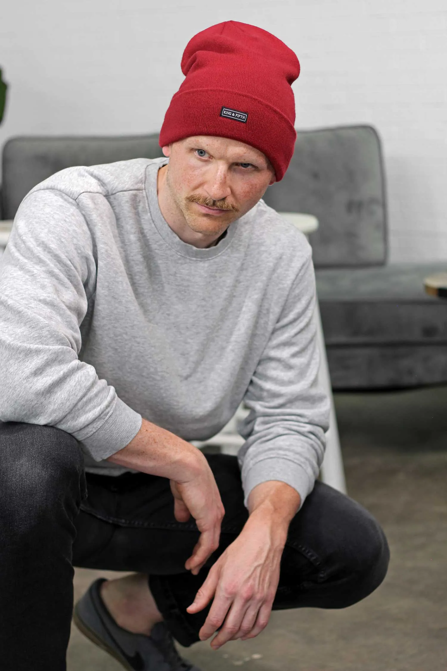 Mens Oversized Beanie - The Mason XL