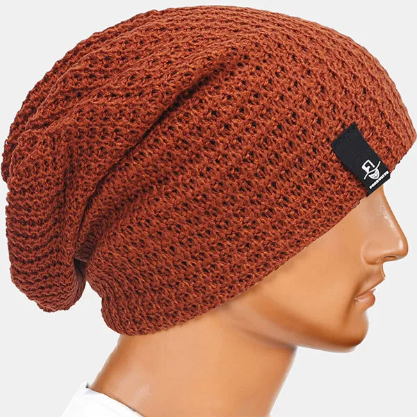 Mens Slouchy Long Oversized Beanie for Summer Winter B08