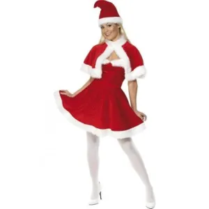 Miss Santa Costume with Cape