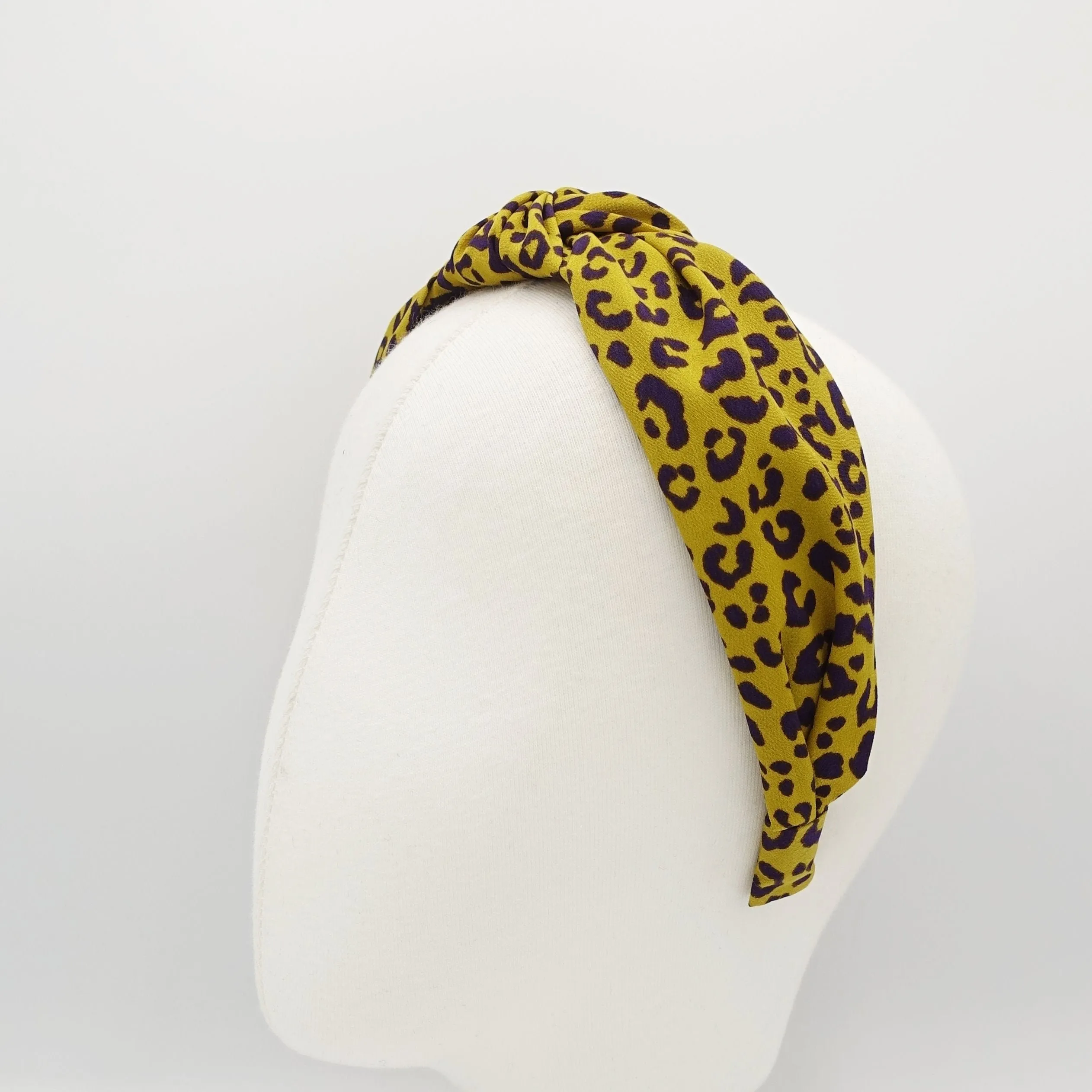 modern colorful cheetah print knot headband animal print hairband women hair accessories