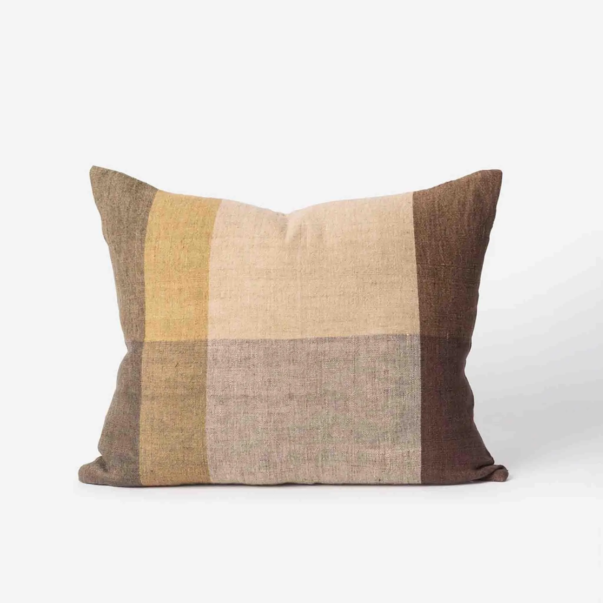 Morandi Handwoven Linen Cushion (Sultana / Multi) - 55 x 45cm