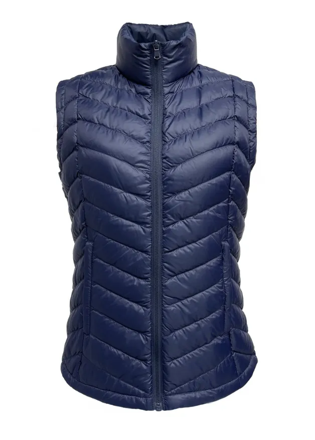 Navy Duck Down Vest