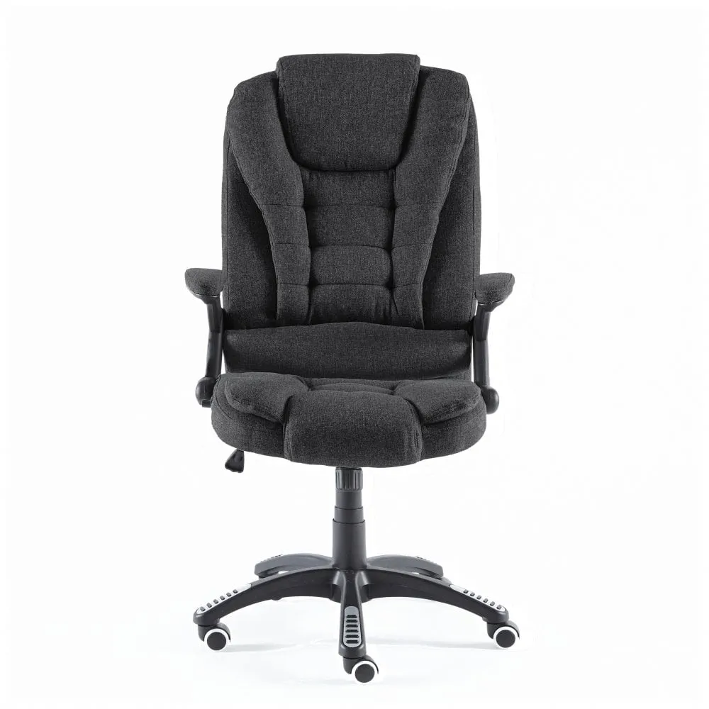 Neo Dark Grey Fabric Executive Office Chair with Massage Function