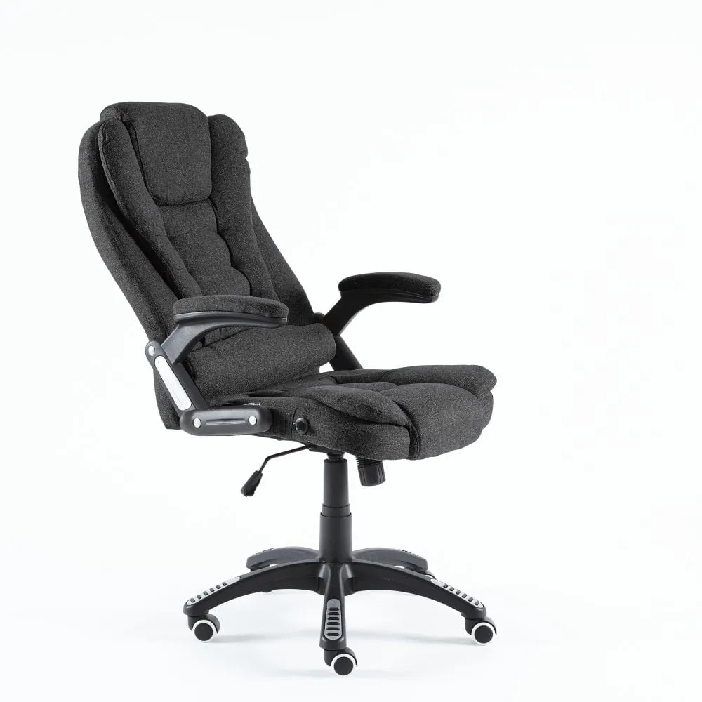 Neo Dark Grey Fabric Executive Office Chair with Massage Function