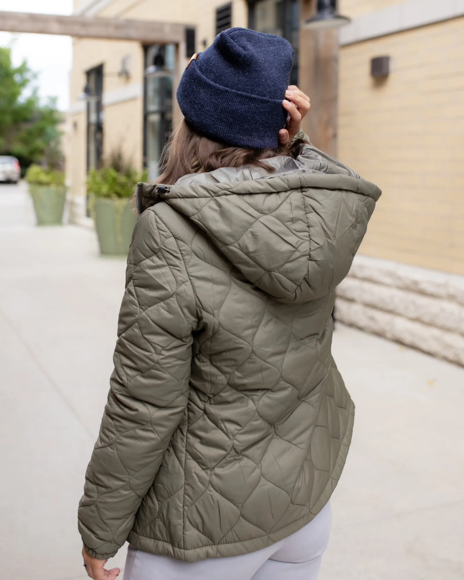 NEW HAAKWEAR Theta-Stitch Cuffed Beanie - Designed and Made in USA (Patent Pending Design) - Denim Blue