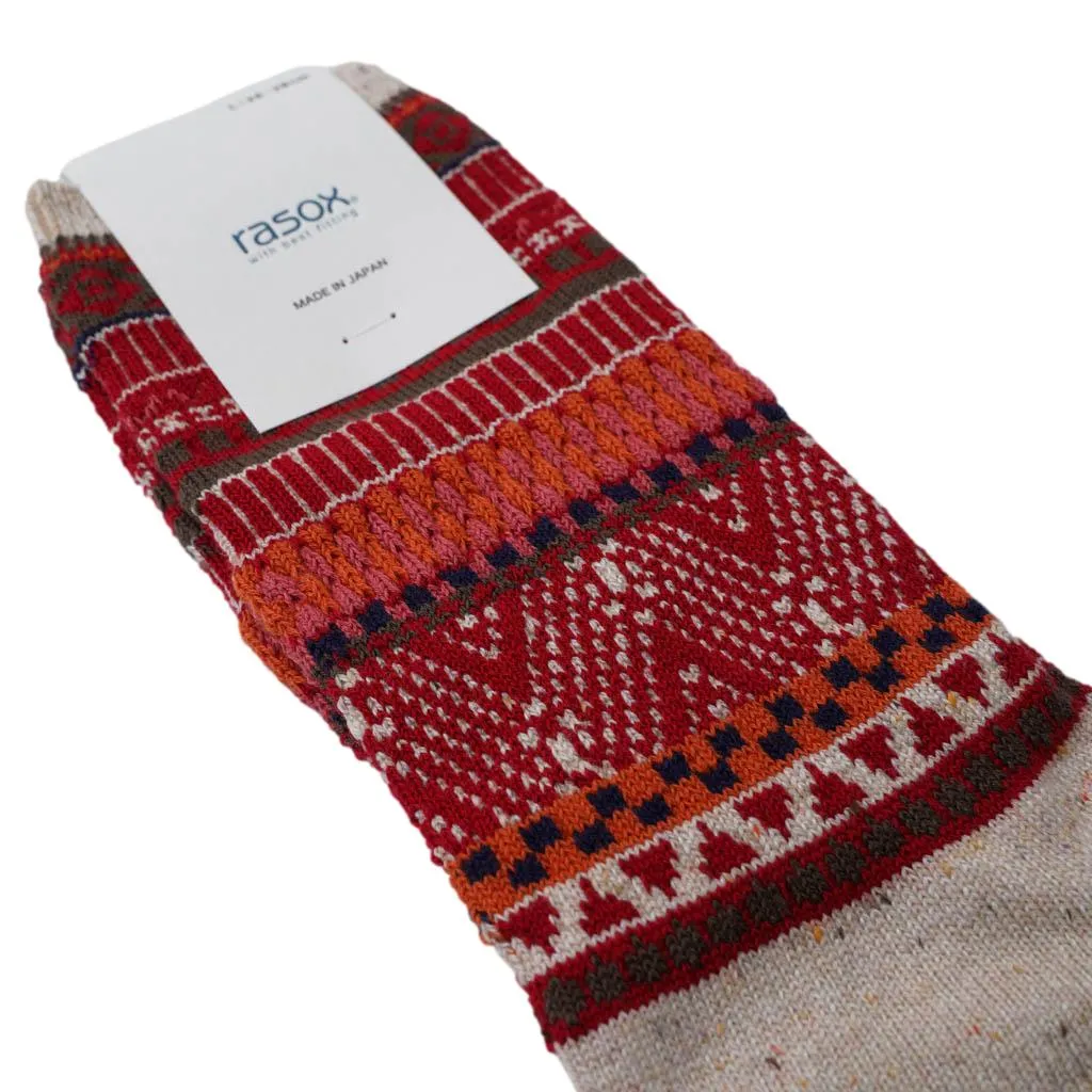 Rasox Fair Isle Crew Socks