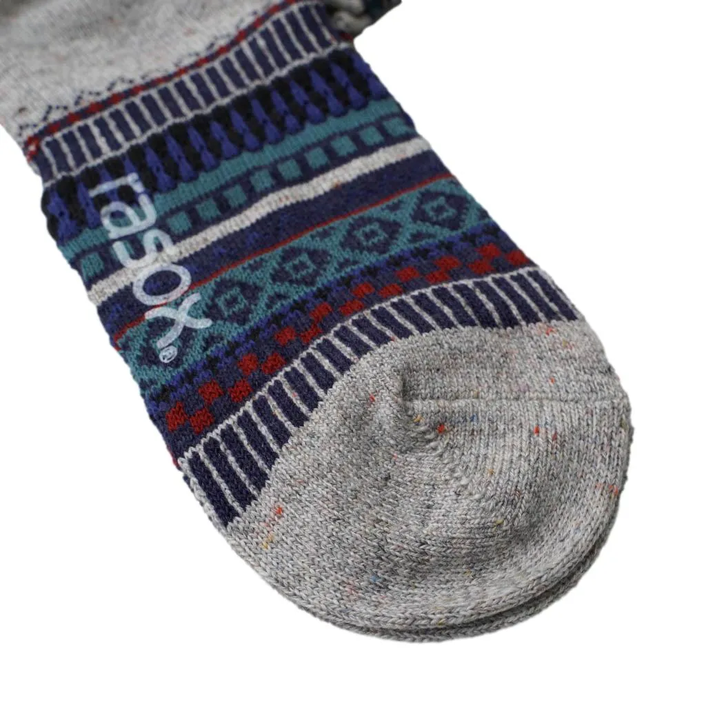 Rasox Fair Isle Crew Socks