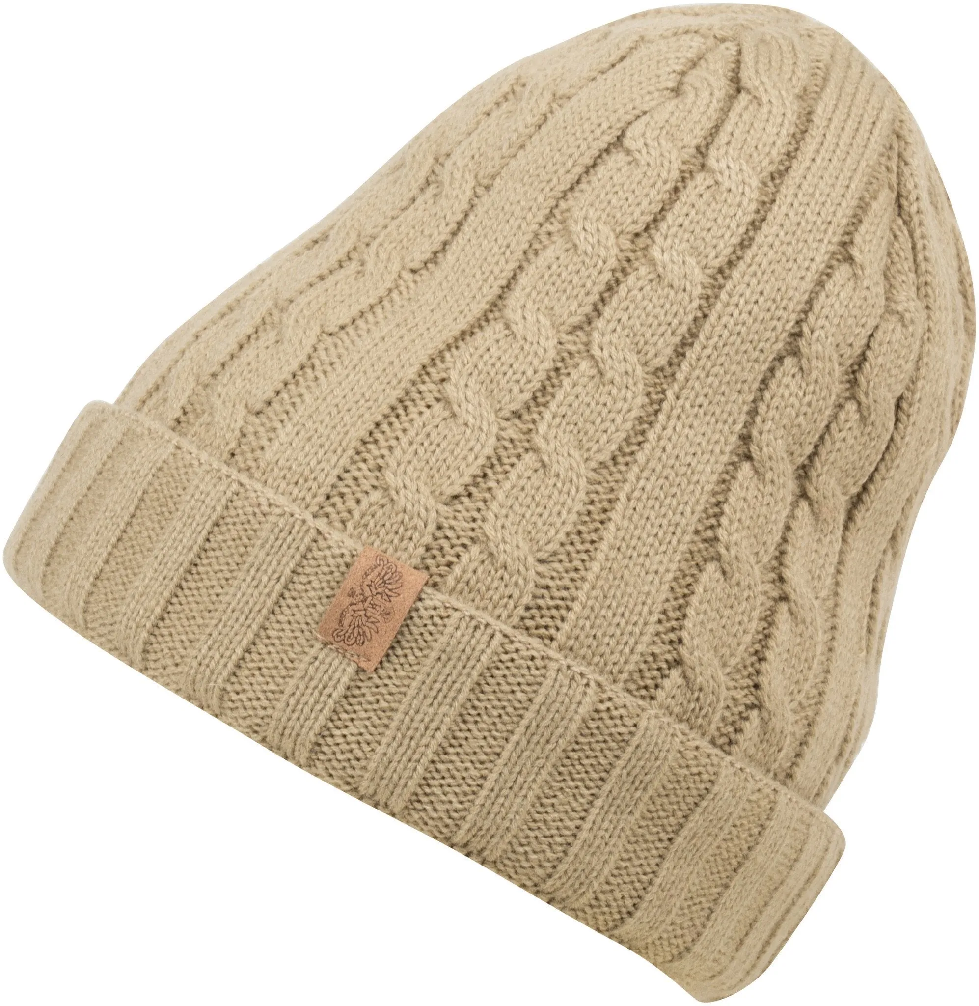 Sakkas Avery Thermal Fleece Lined Cable Knit Beanie