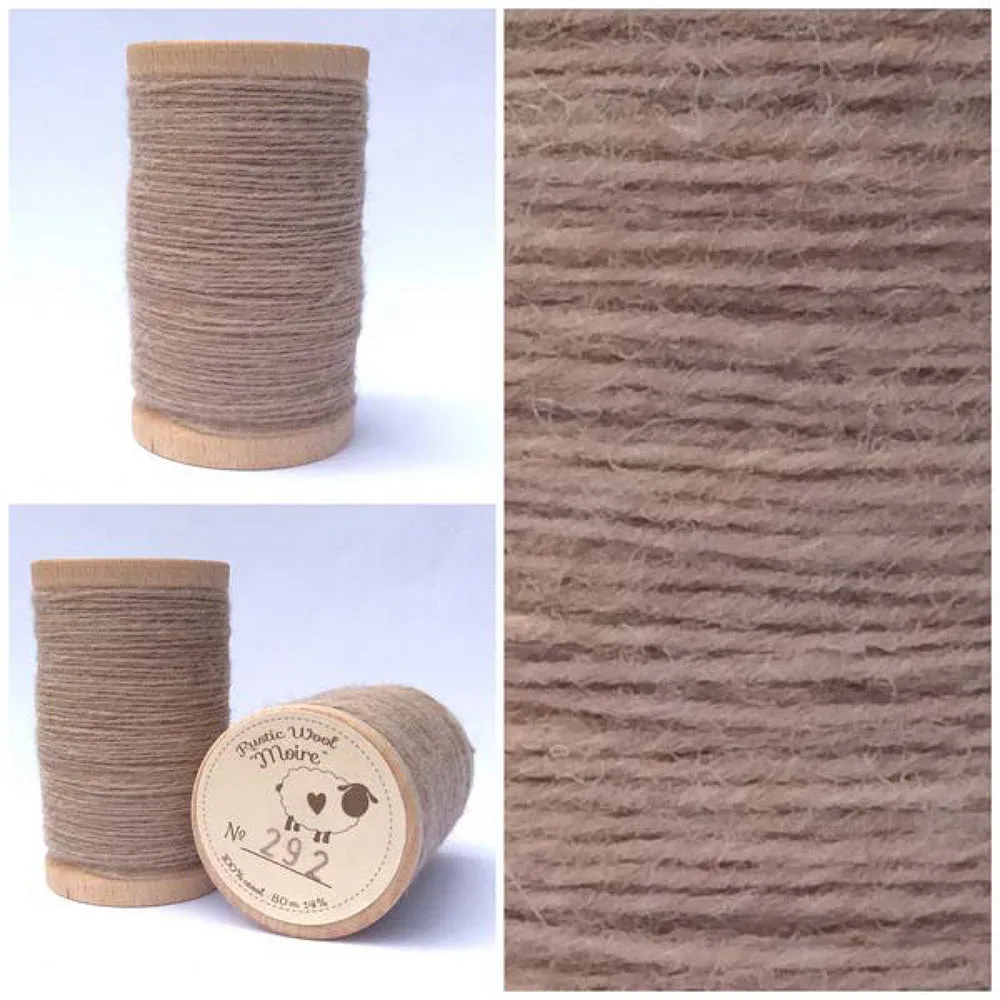 SAND DUNE Hand Dyed Fat EIGHTH Wool Fabric for Wool Applique and Rug Hooking