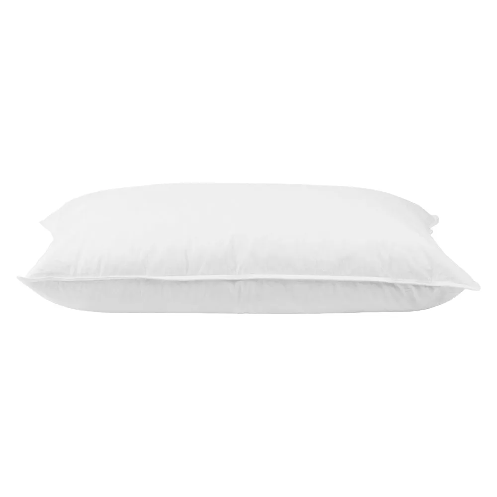 Set of 2 Duck Down Pillows - White