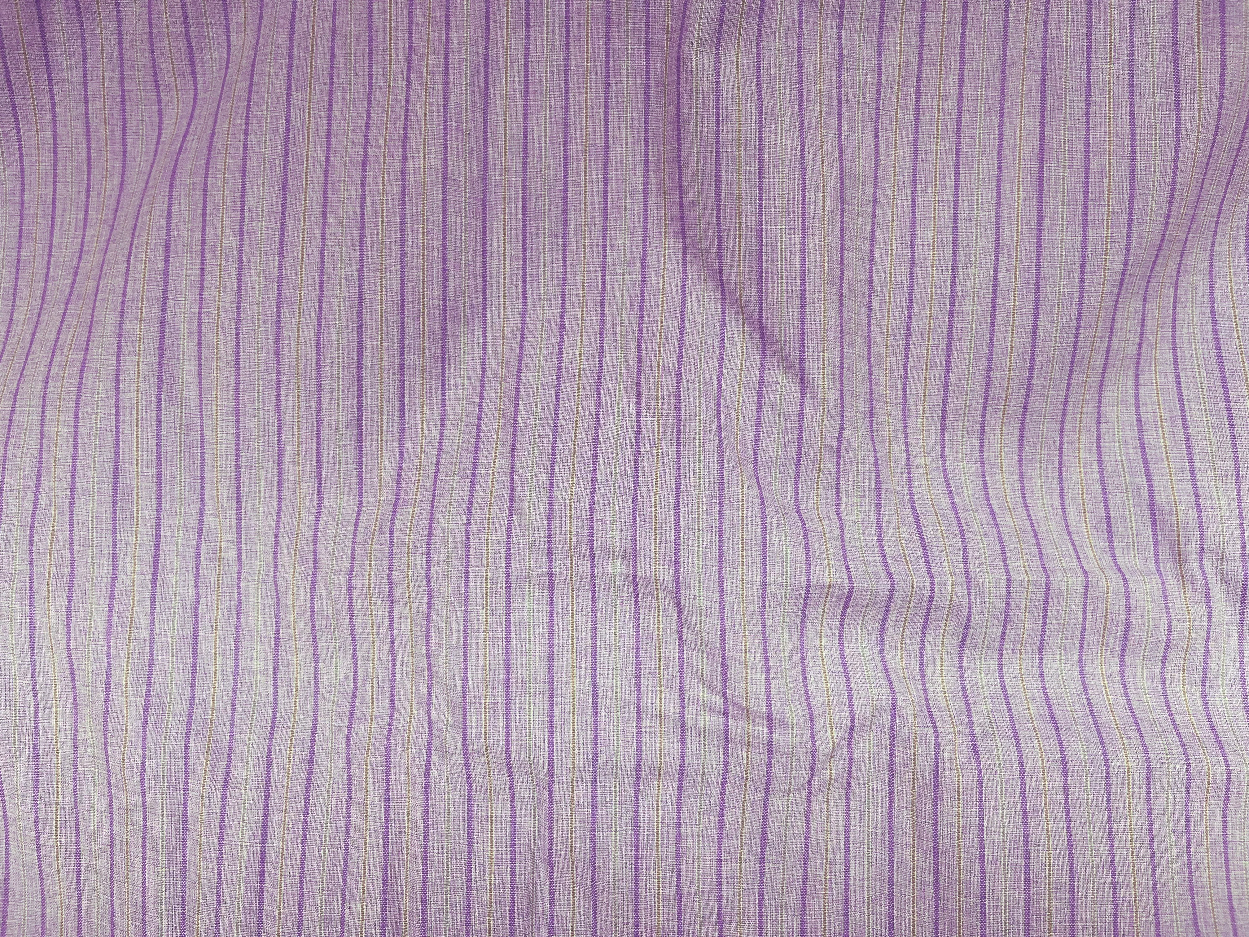 Striped Shirting Fabric - Dual Lines