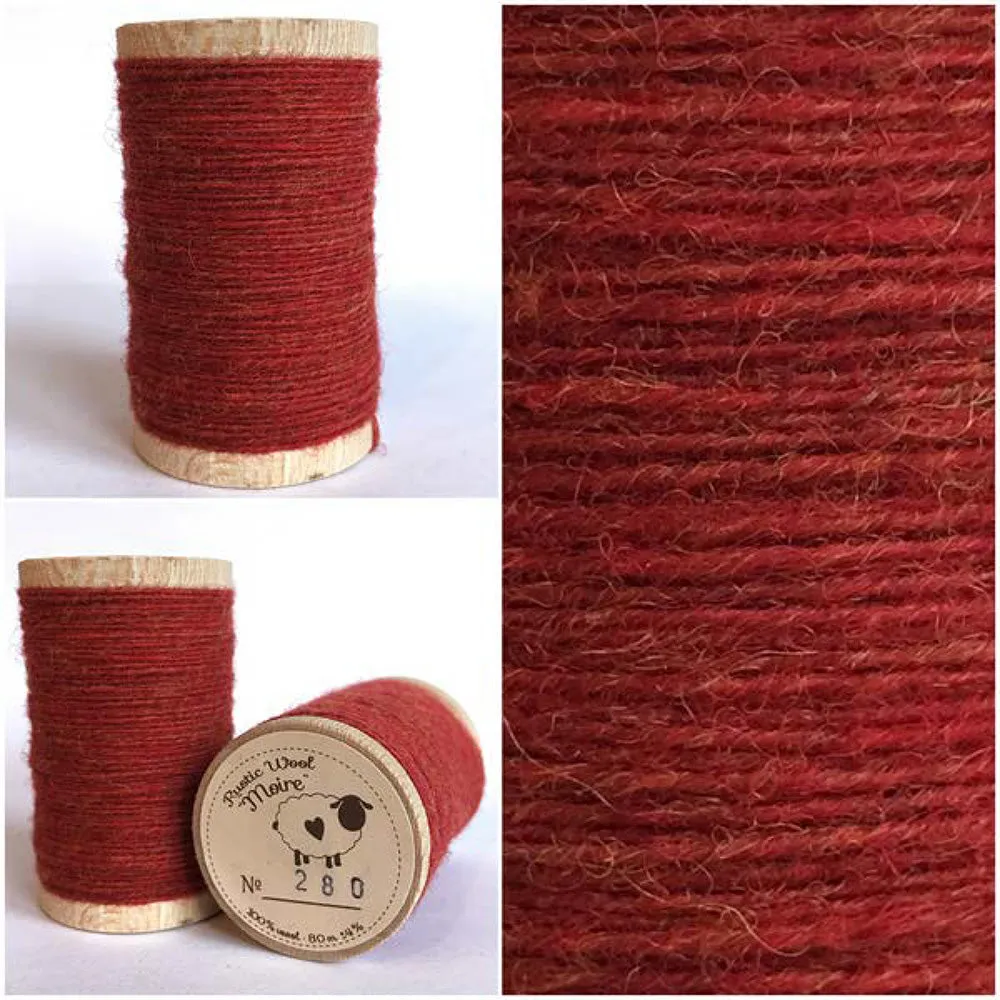 TEABERRY Hand Dyed Fat QUARTER Wool Fabric for Wool Applique and Rug Hooking