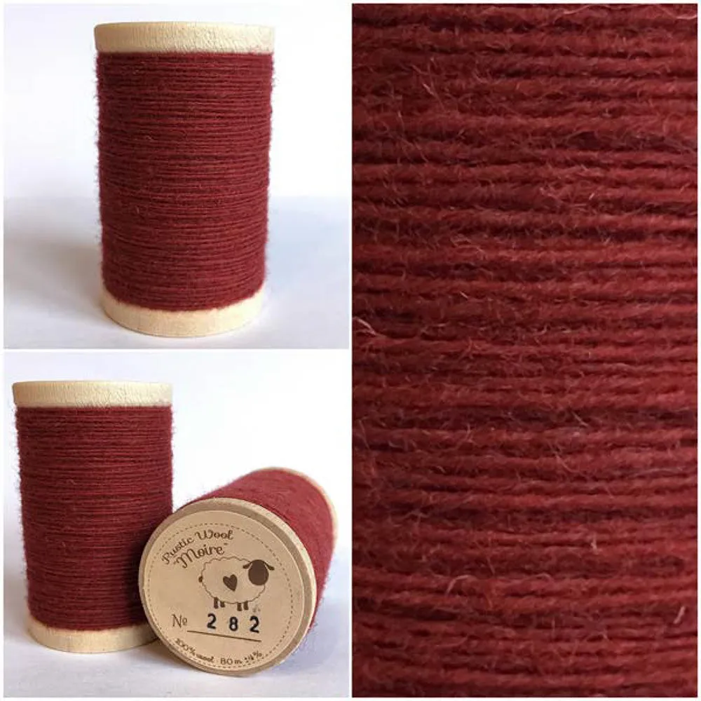 TEABERRY Hand Dyed Fat QUARTER Wool Fabric for Wool Applique and Rug Hooking