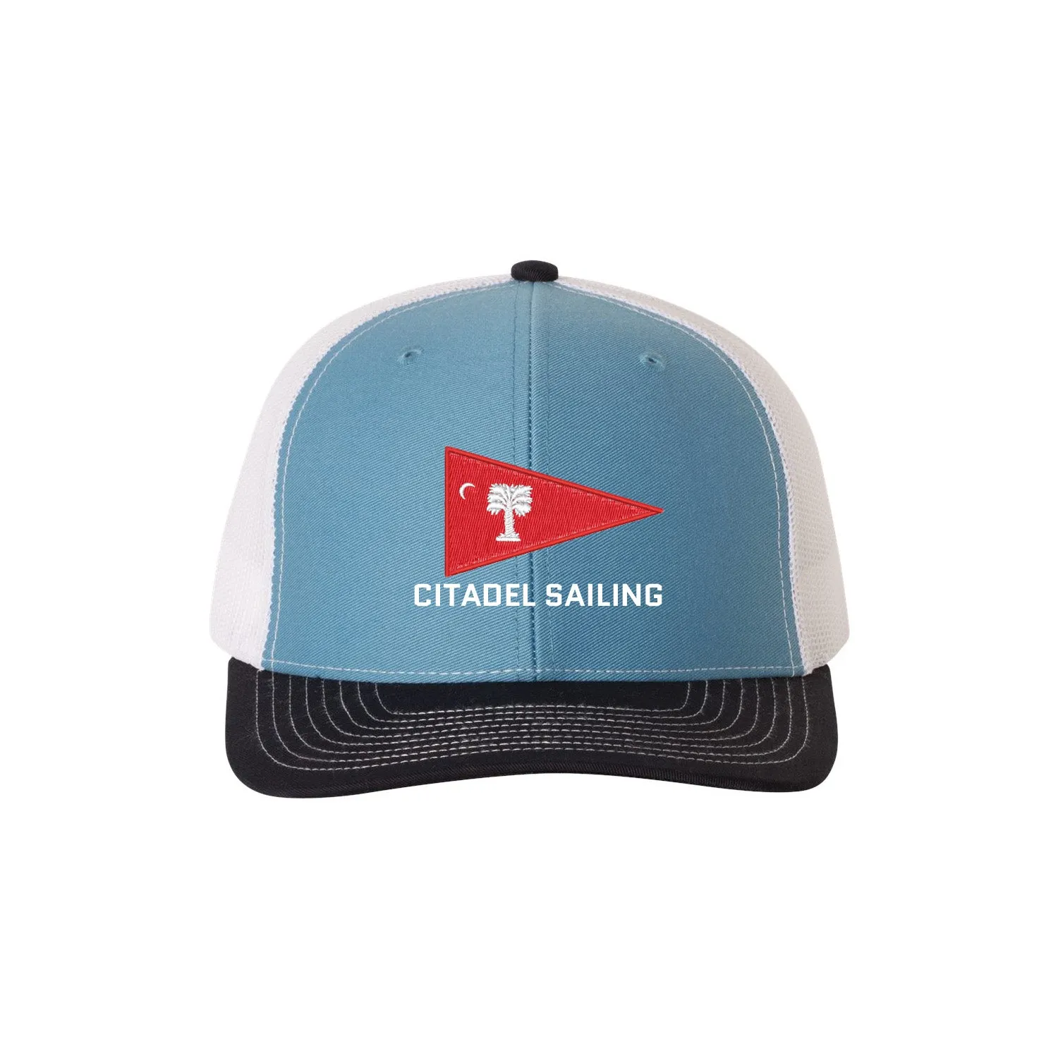 The Citadel Burgee, Sports Club-Sailing, Richardson - Snapback Trucker Cap - 112