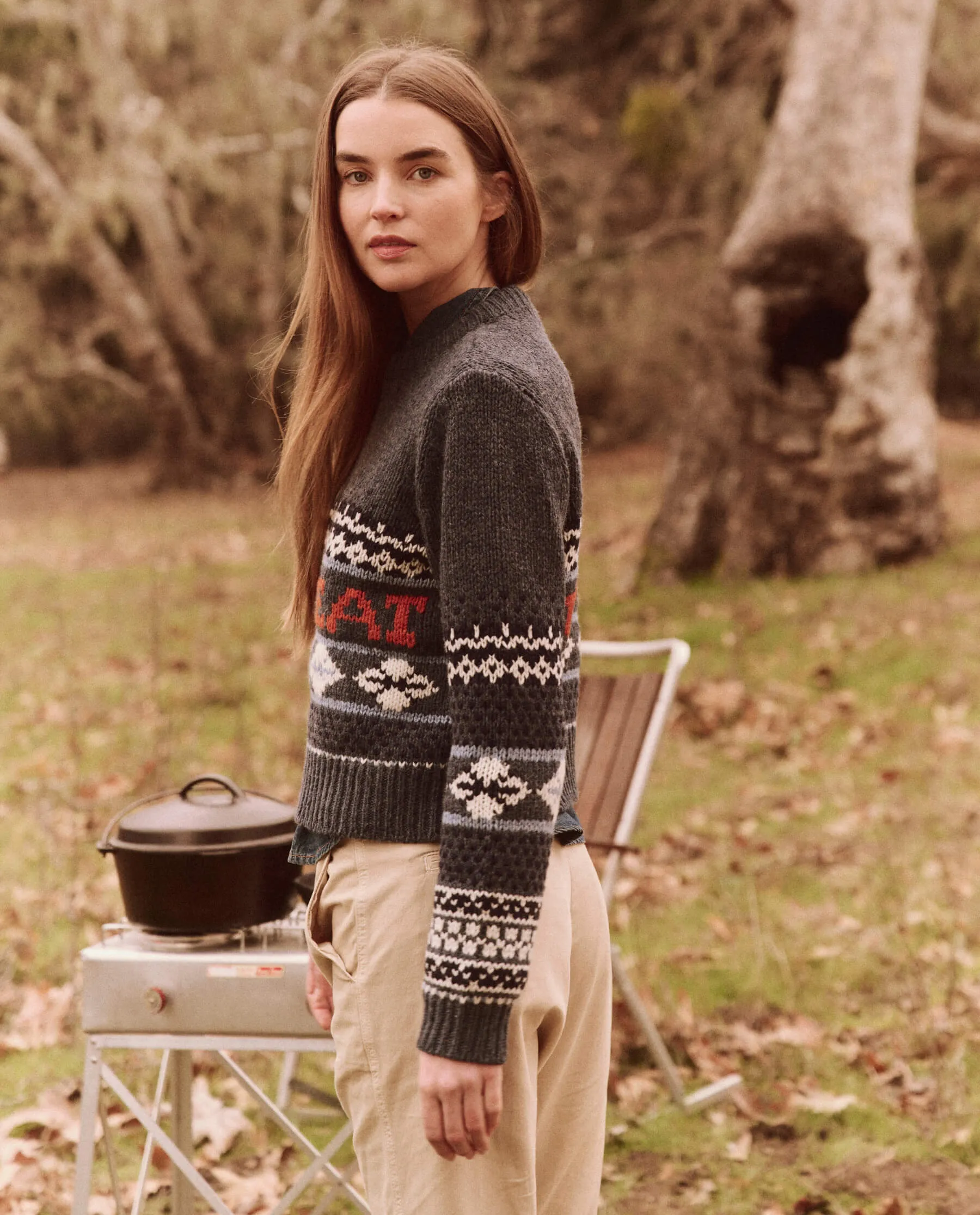 The Classic Crew Sweater. -- Deep Sky Fair Isle