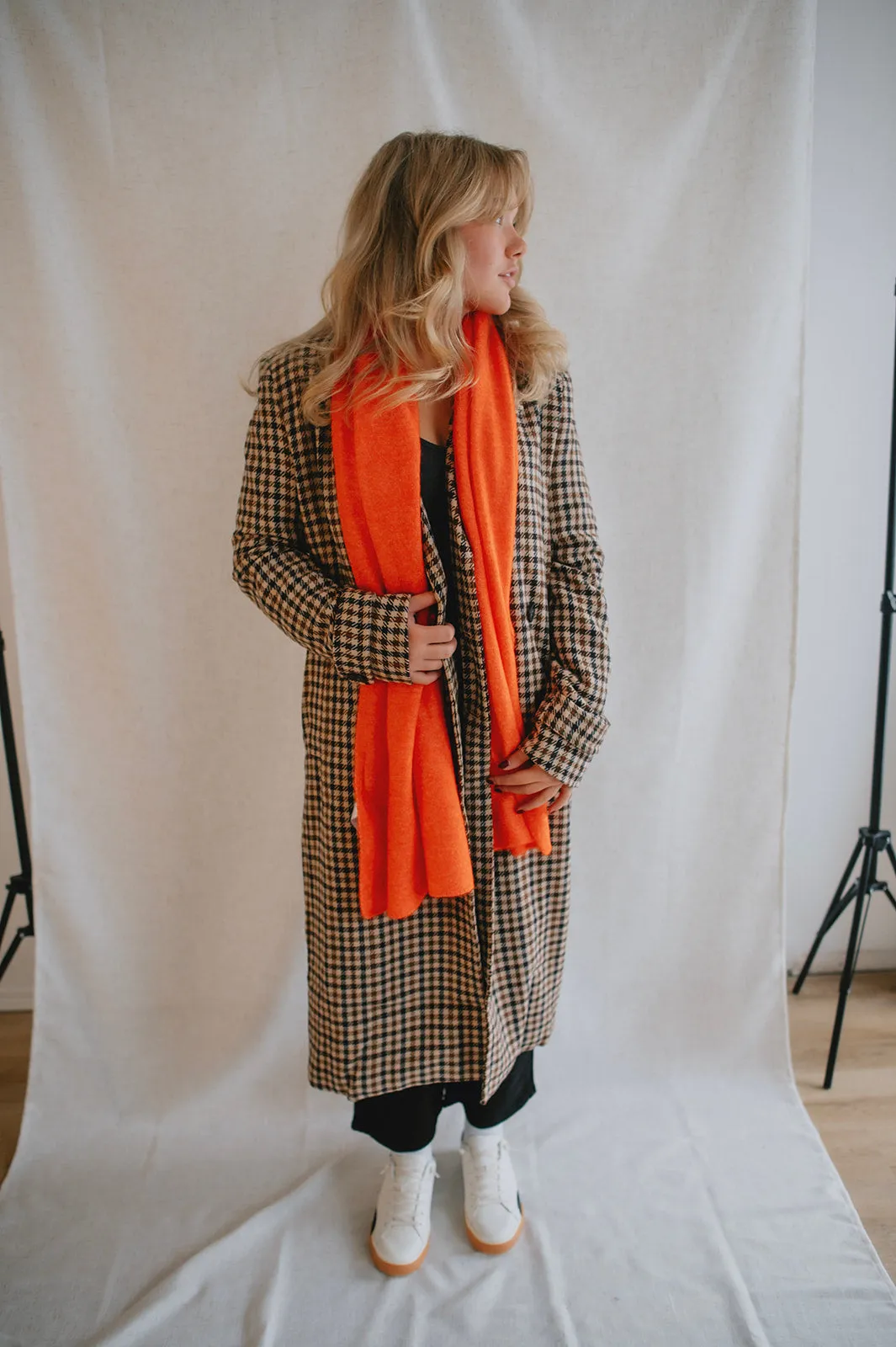 The Prince Plaid Trench Jacket