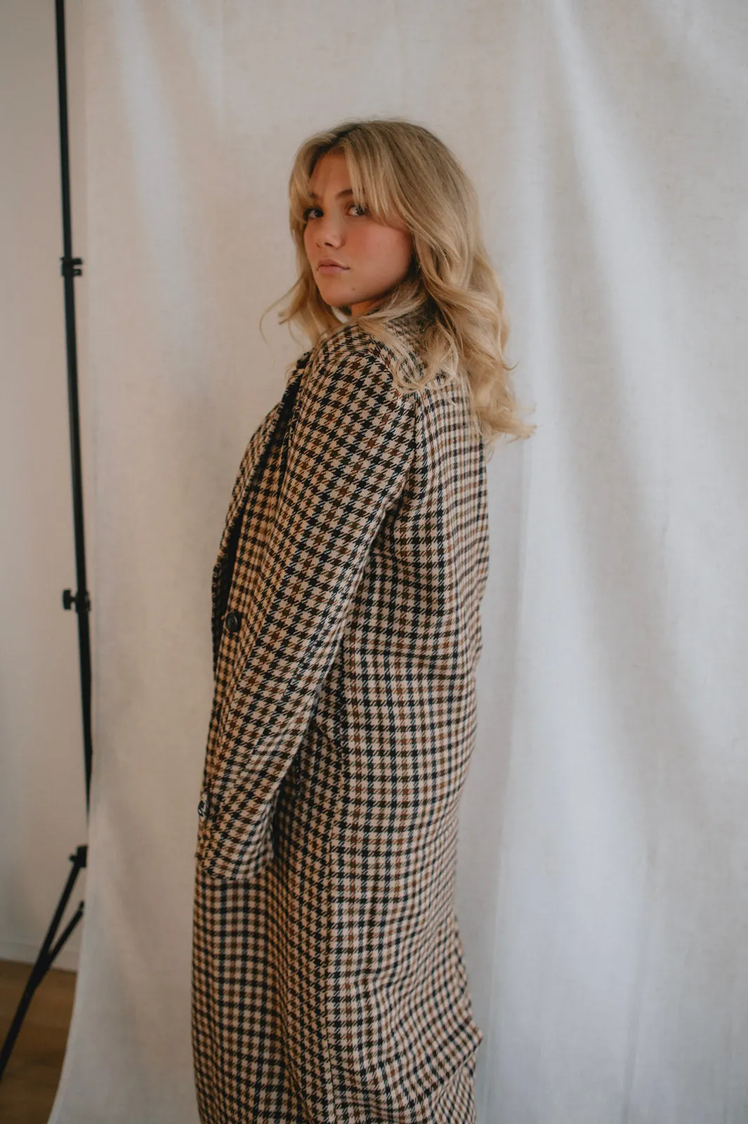 The Prince Plaid Trench Jacket