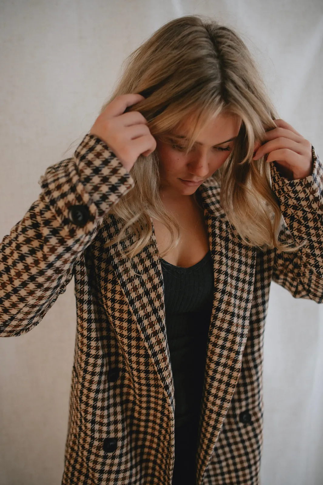 The Prince Plaid Trench Jacket