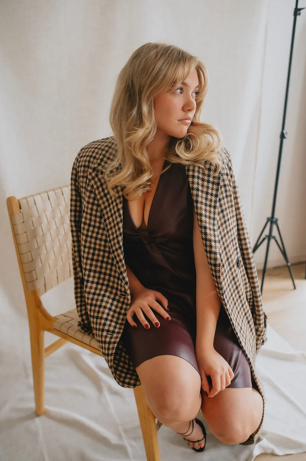 The Prince Plaid Trench Jacket