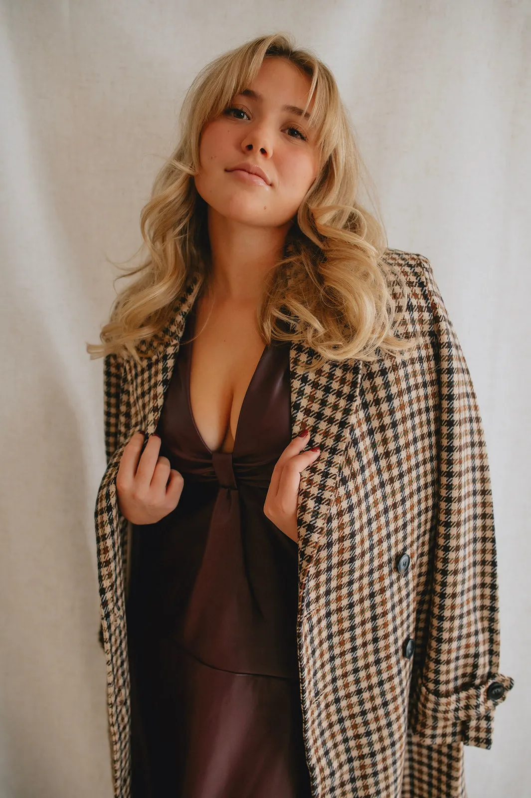 The Prince Plaid Trench Jacket