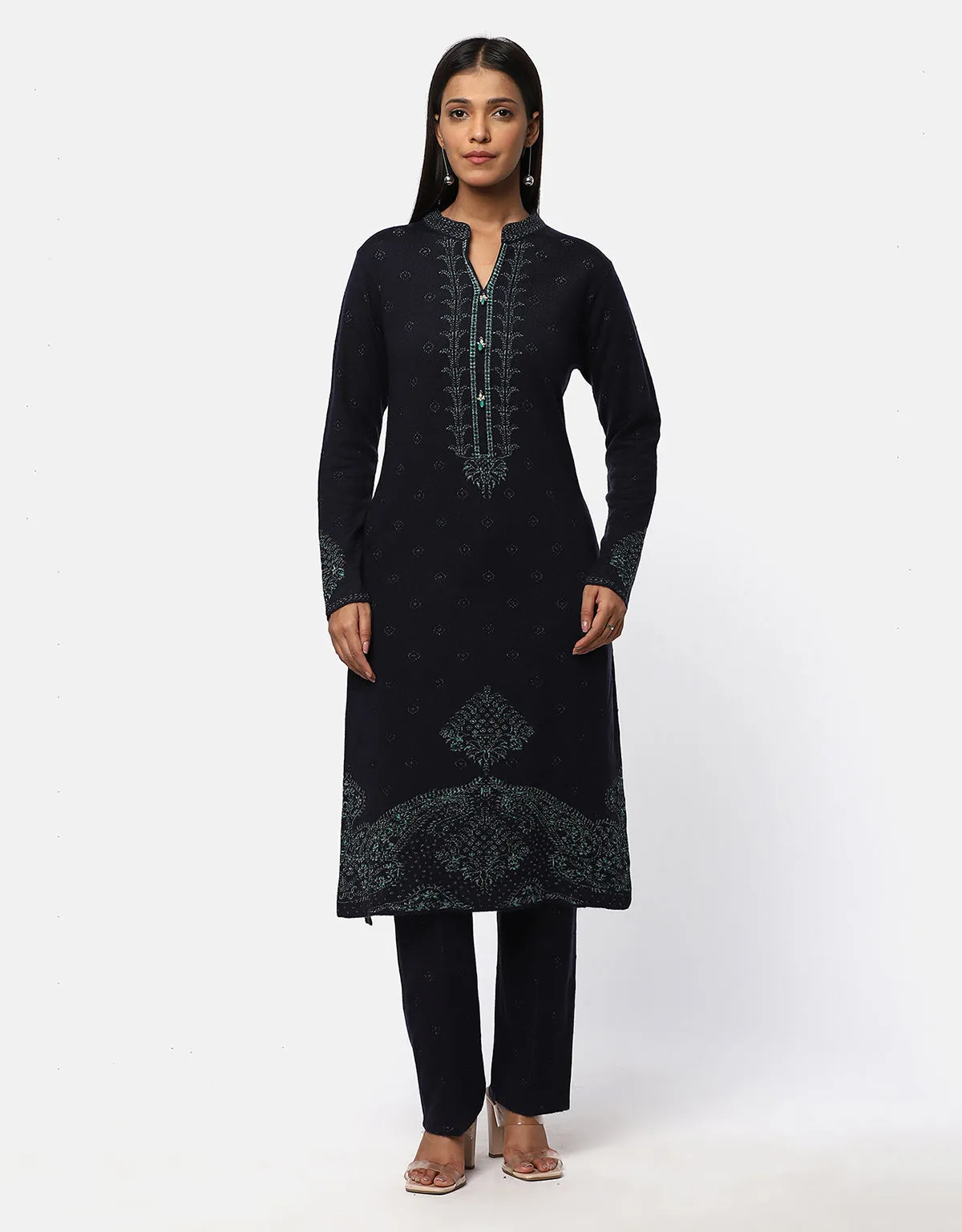 Winter Warm Designer Woolen Kurti For Women