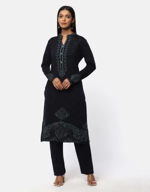 Winter Warm Designer Woolen Kurti For Women